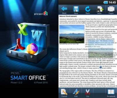 Picsel Smart Office - офис для Android (Андроид)
